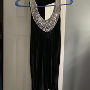 Rhinestone racer back tank